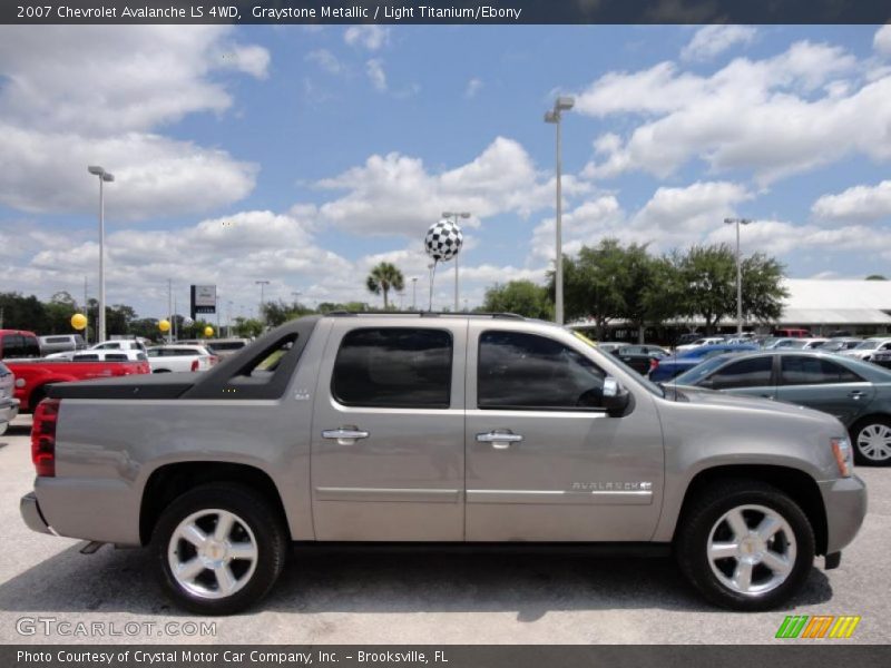 Graystone Metallic / Light Titanium/Ebony 2007 Chevrolet Avalanche LS 4WD