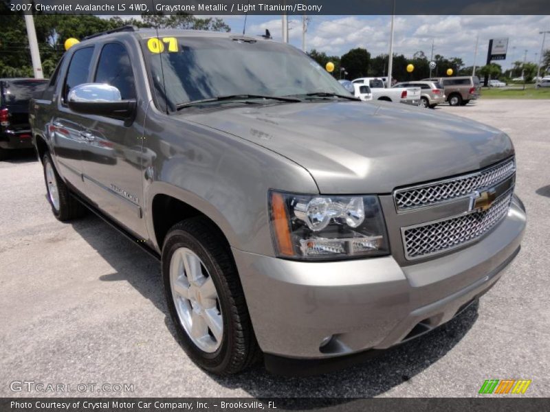Graystone Metallic / Light Titanium/Ebony 2007 Chevrolet Avalanche LS 4WD