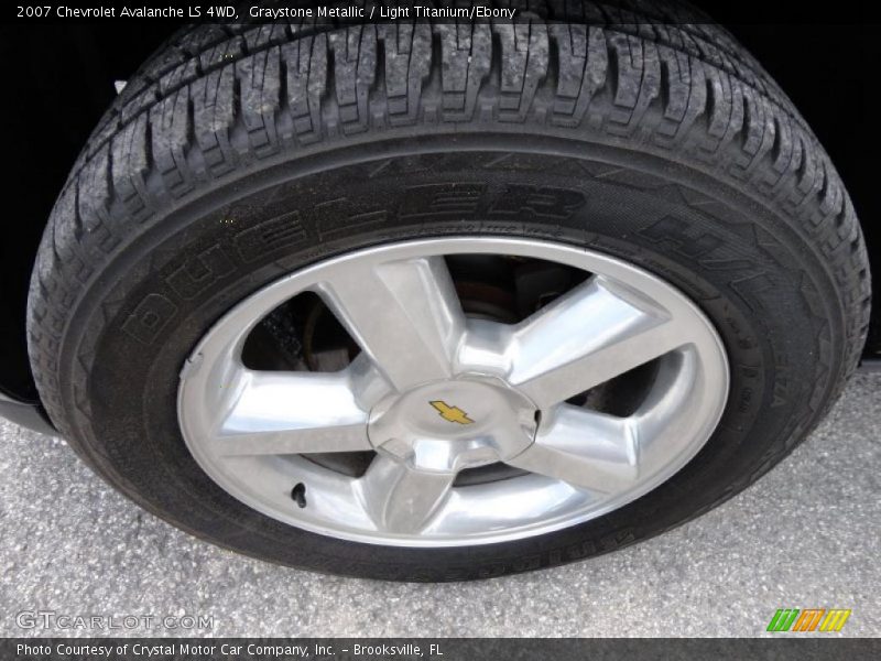 Graystone Metallic / Light Titanium/Ebony 2007 Chevrolet Avalanche LS 4WD
