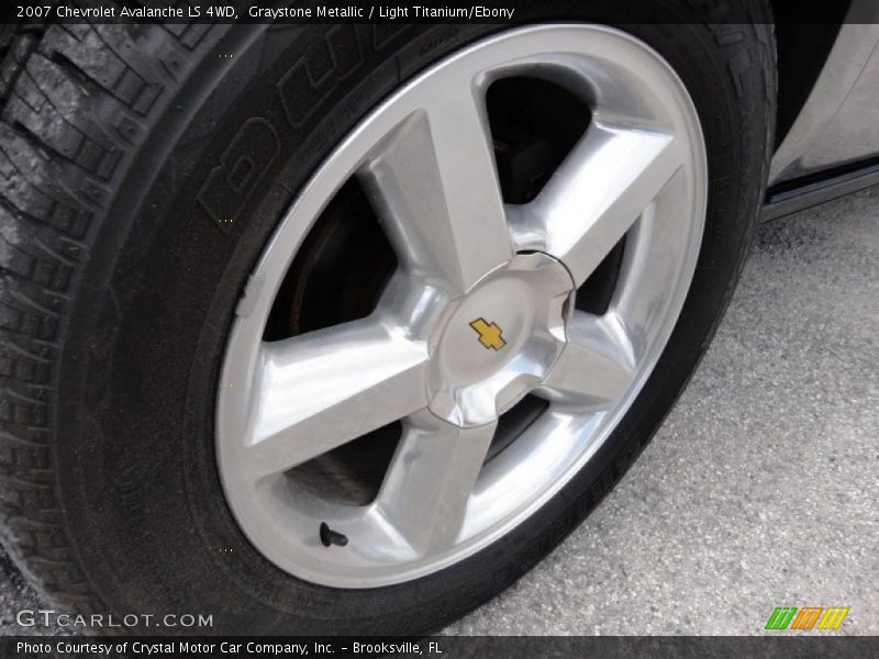 Graystone Metallic / Light Titanium/Ebony 2007 Chevrolet Avalanche LS 4WD