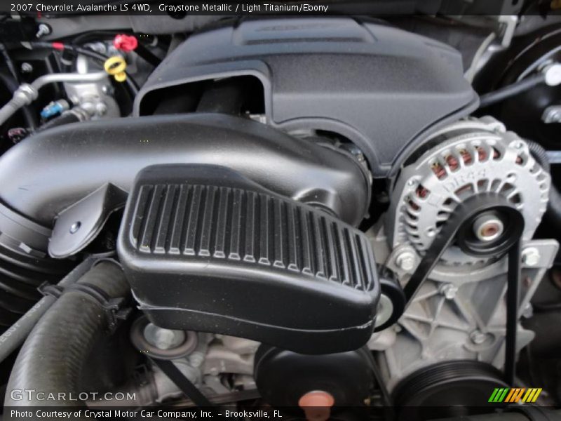 Graystone Metallic / Light Titanium/Ebony 2007 Chevrolet Avalanche LS 4WD