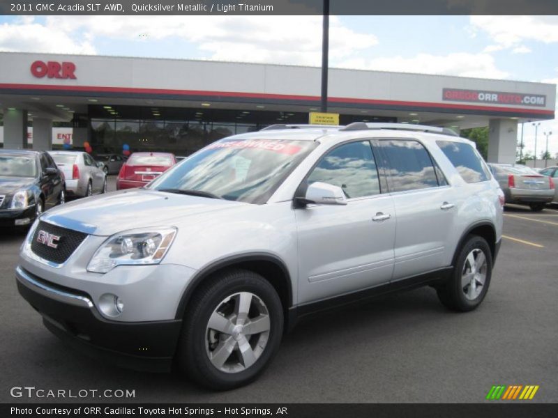 Quicksilver Metallic / Light Titanium 2011 GMC Acadia SLT AWD