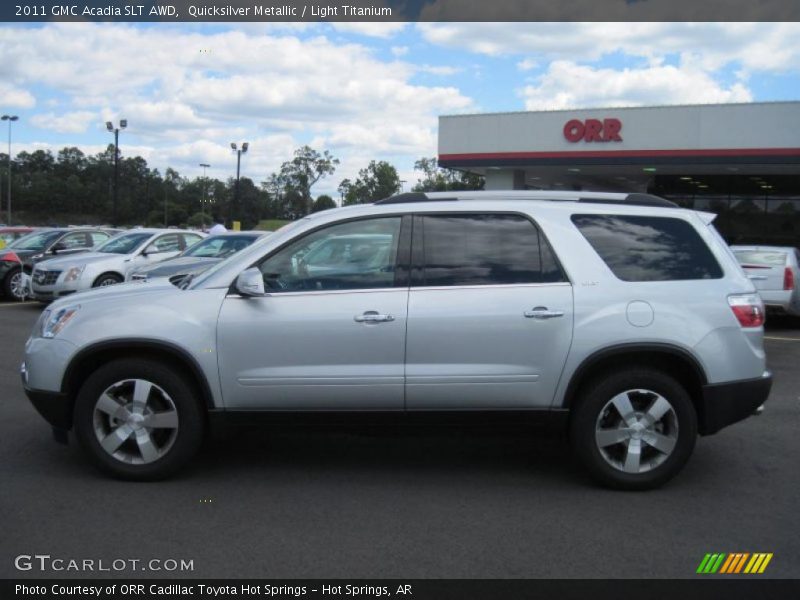 Quicksilver Metallic / Light Titanium 2011 GMC Acadia SLT AWD