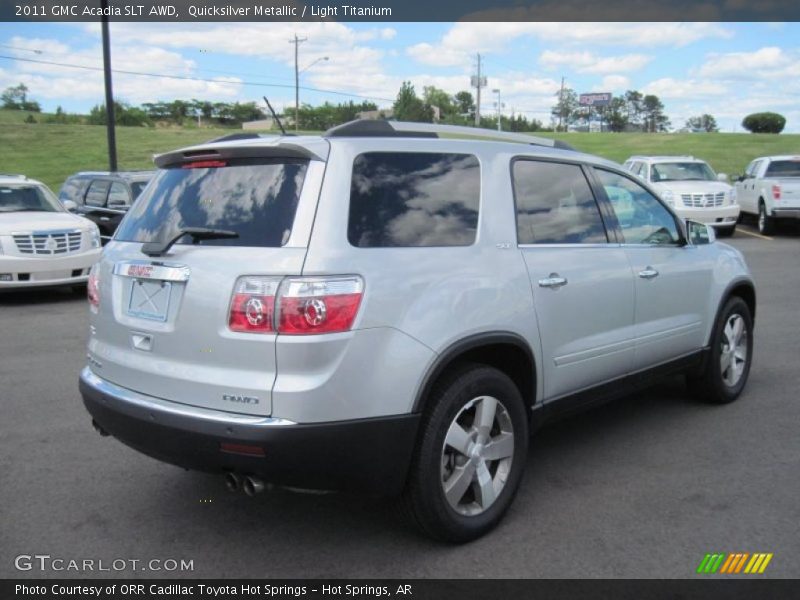 Quicksilver Metallic / Light Titanium 2011 GMC Acadia SLT AWD