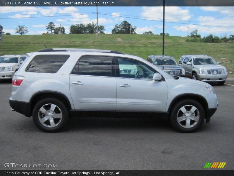 Quicksilver Metallic / Light Titanium 2011 GMC Acadia SLT AWD