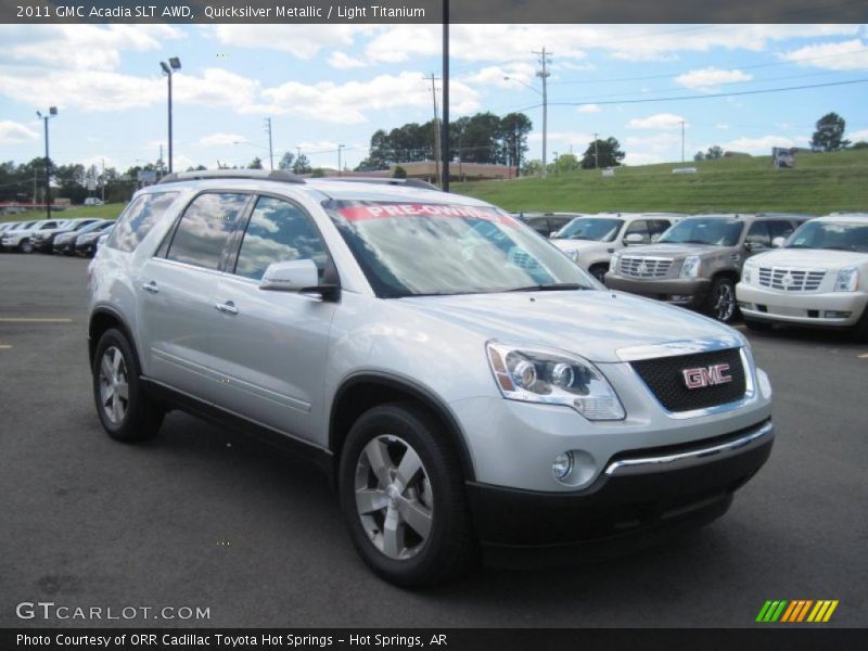 Quicksilver Metallic / Light Titanium 2011 GMC Acadia SLT AWD