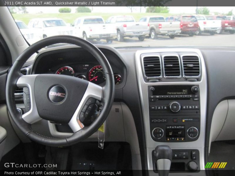 Quicksilver Metallic / Light Titanium 2011 GMC Acadia SLT AWD