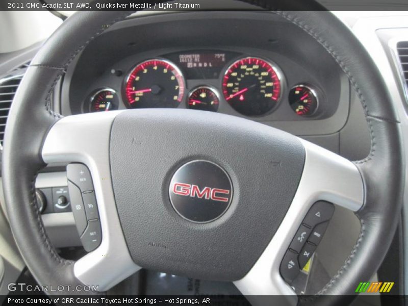 Quicksilver Metallic / Light Titanium 2011 GMC Acadia SLT AWD