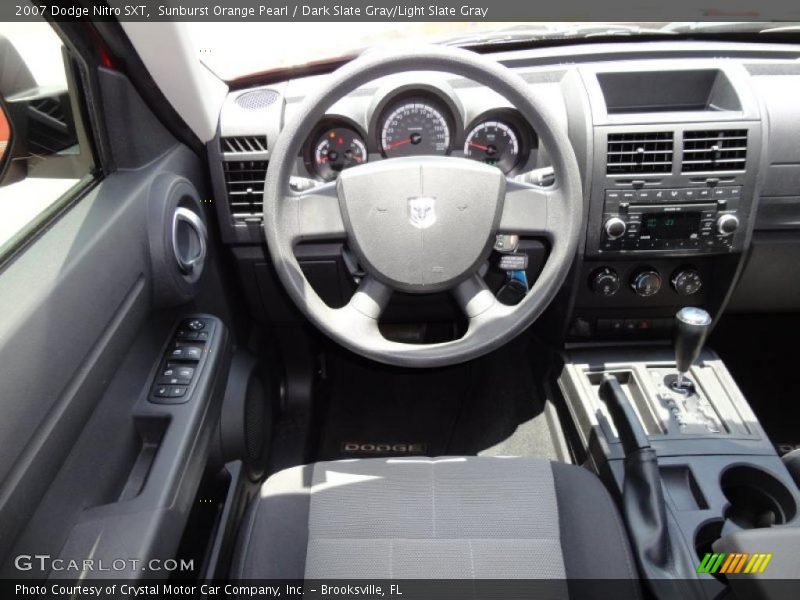 Sunburst Orange Pearl / Dark Slate Gray/Light Slate Gray 2007 Dodge Nitro SXT