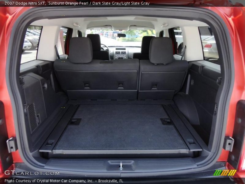 Sunburst Orange Pearl / Dark Slate Gray/Light Slate Gray 2007 Dodge Nitro SXT