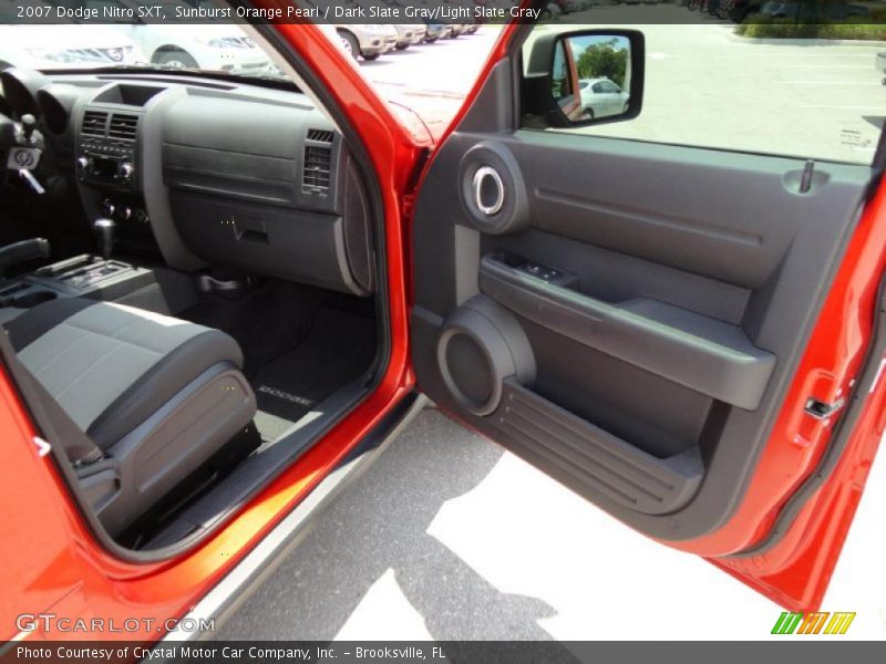 Sunburst Orange Pearl / Dark Slate Gray/Light Slate Gray 2007 Dodge Nitro SXT
