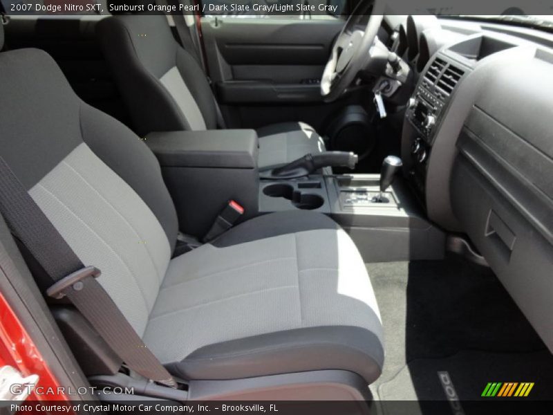 Sunburst Orange Pearl / Dark Slate Gray/Light Slate Gray 2007 Dodge Nitro SXT
