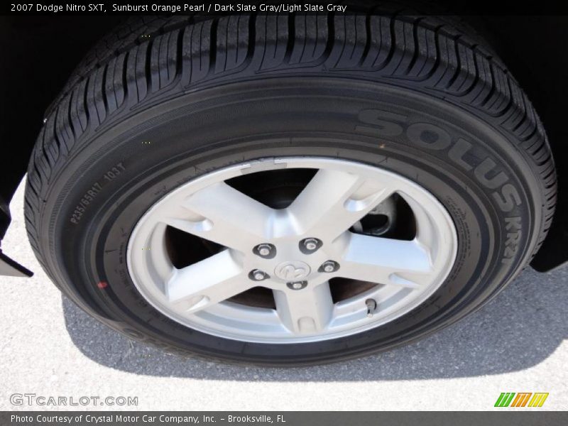 Sunburst Orange Pearl / Dark Slate Gray/Light Slate Gray 2007 Dodge Nitro SXT