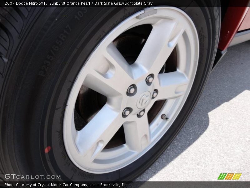 Sunburst Orange Pearl / Dark Slate Gray/Light Slate Gray 2007 Dodge Nitro SXT