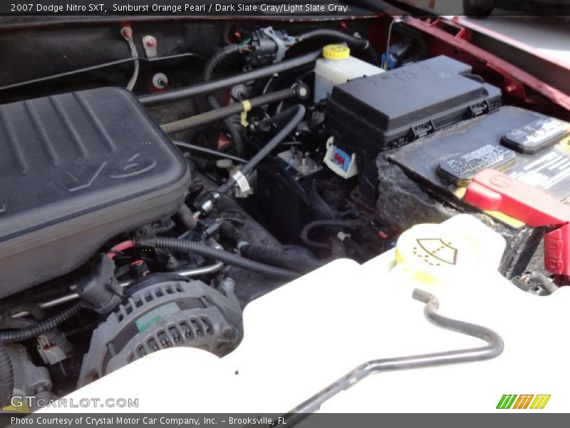 Sunburst Orange Pearl / Dark Slate Gray/Light Slate Gray 2007 Dodge Nitro SXT