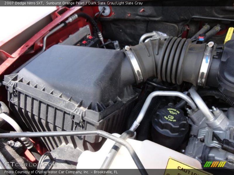 Sunburst Orange Pearl / Dark Slate Gray/Light Slate Gray 2007 Dodge Nitro SXT