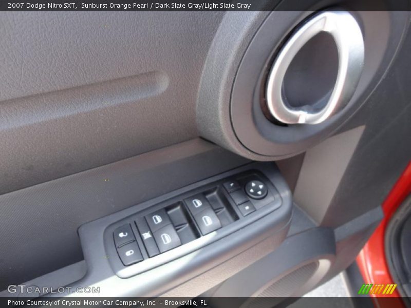 Sunburst Orange Pearl / Dark Slate Gray/Light Slate Gray 2007 Dodge Nitro SXT
