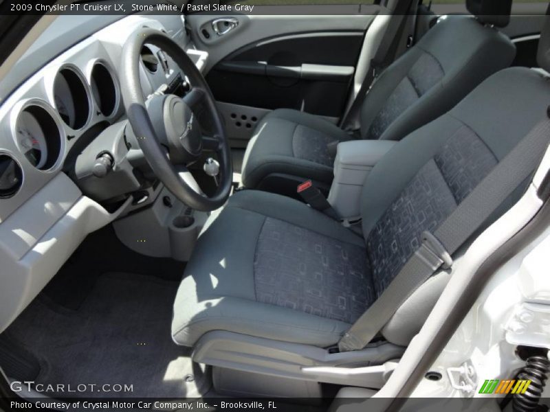 Stone White / Pastel Slate Gray 2009 Chrysler PT Cruiser LX