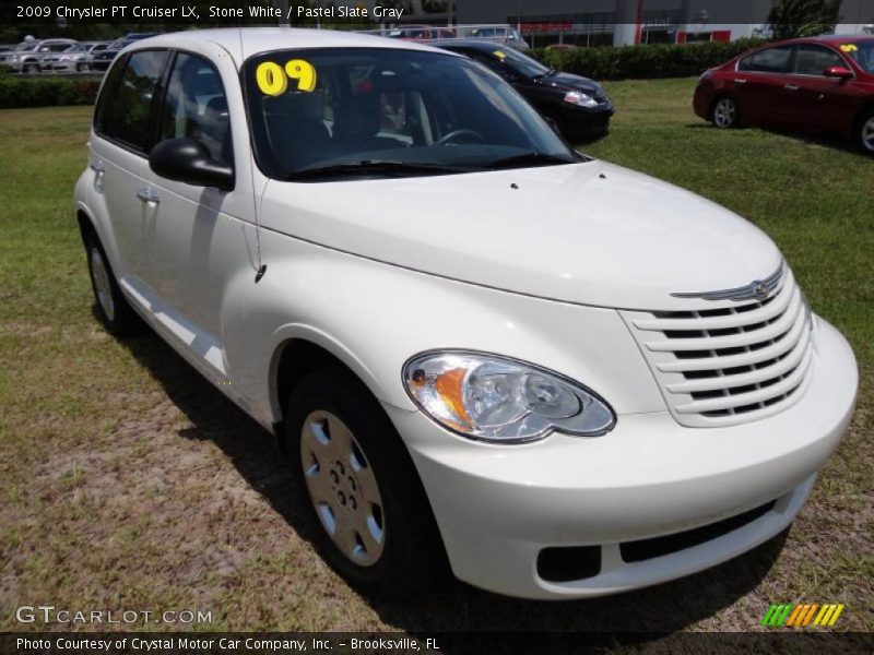 Stone White / Pastel Slate Gray 2009 Chrysler PT Cruiser LX