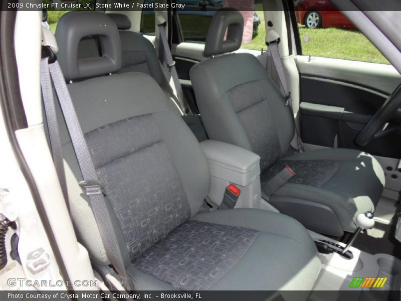 Stone White / Pastel Slate Gray 2009 Chrysler PT Cruiser LX