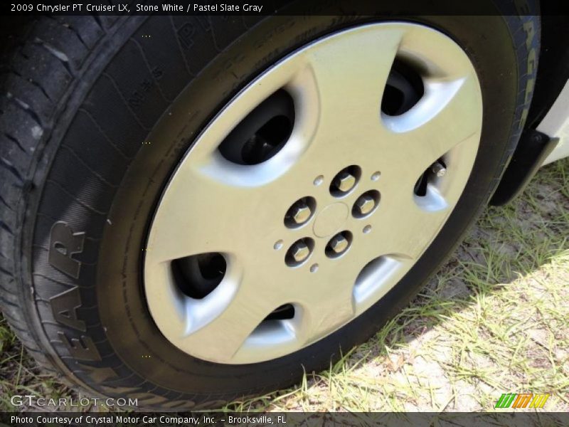 Stone White / Pastel Slate Gray 2009 Chrysler PT Cruiser LX