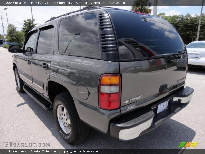 Medium Charcoal Gray Metallic / Medium Gray/Neutral 2002 Chevrolet Tahoe LS