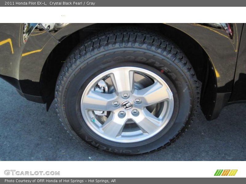 Crystal Black Pearl / Gray 2011 Honda Pilot EX-L