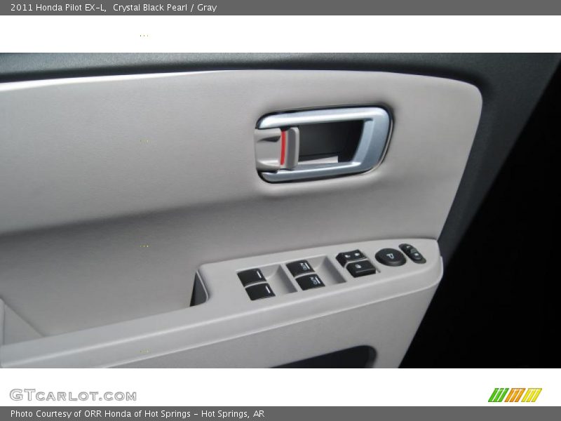 Crystal Black Pearl / Gray 2011 Honda Pilot EX-L