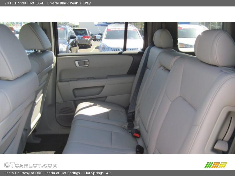 Crystal Black Pearl / Gray 2011 Honda Pilot EX-L