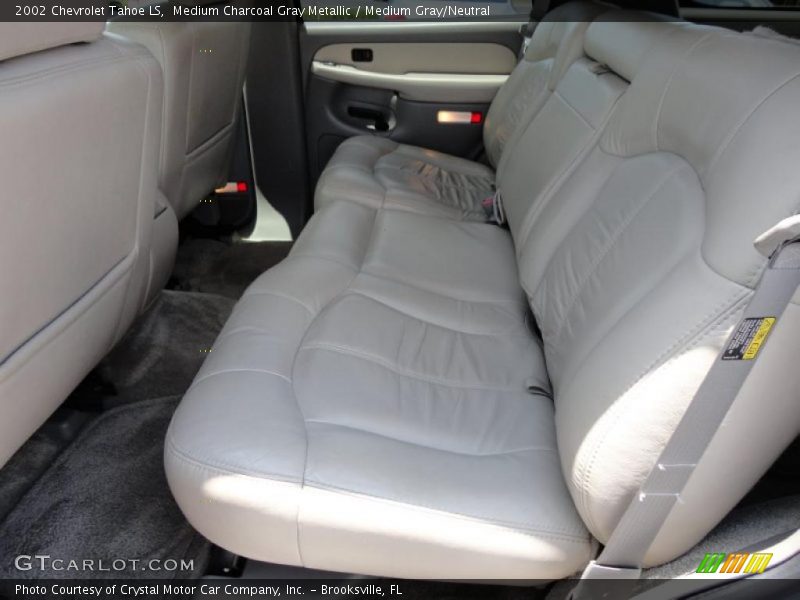 Medium Charcoal Gray Metallic / Medium Gray/Neutral 2002 Chevrolet Tahoe LS