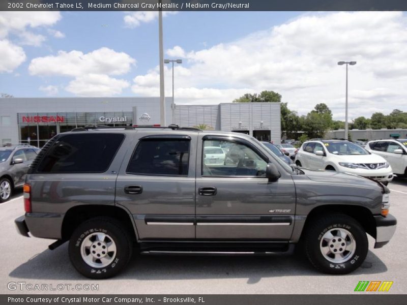 Medium Charcoal Gray Metallic / Medium Gray/Neutral 2002 Chevrolet Tahoe LS
