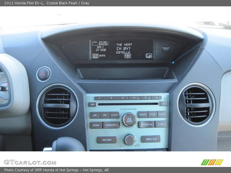 Crystal Black Pearl / Gray 2011 Honda Pilot EX-L