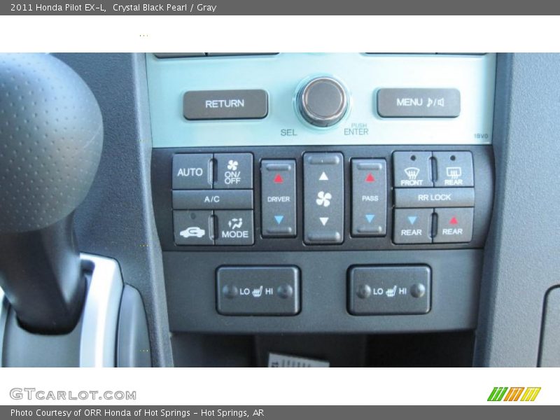Crystal Black Pearl / Gray 2011 Honda Pilot EX-L
