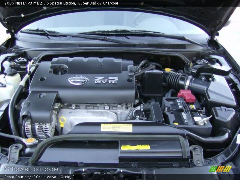 Super Black / Charcoal 2006 Nissan Altima 2.5 S Special Edition