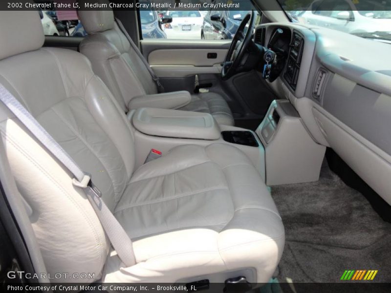 Medium Charcoal Gray Metallic / Medium Gray/Neutral 2002 Chevrolet Tahoe LS