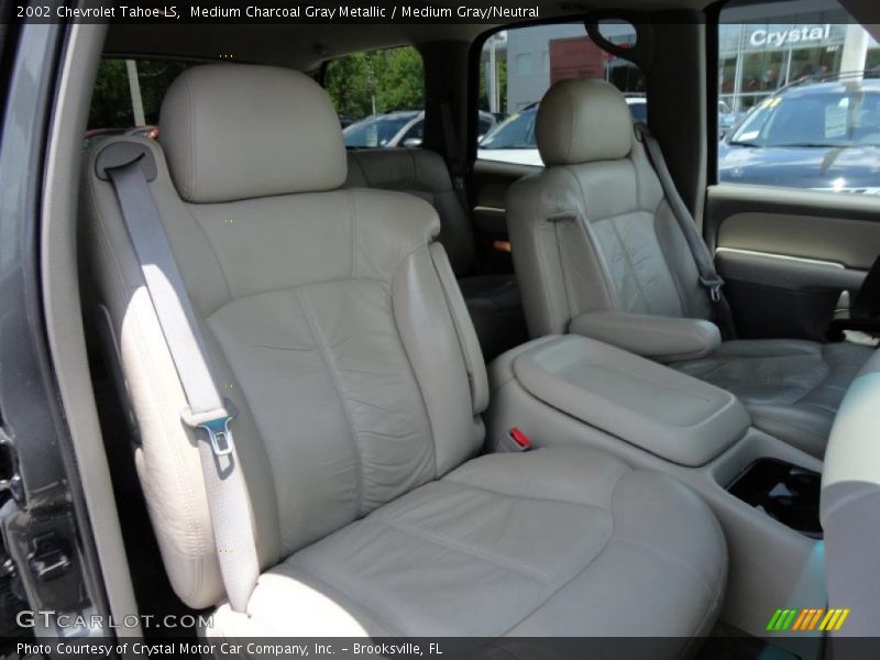 Medium Charcoal Gray Metallic / Medium Gray/Neutral 2002 Chevrolet Tahoe LS