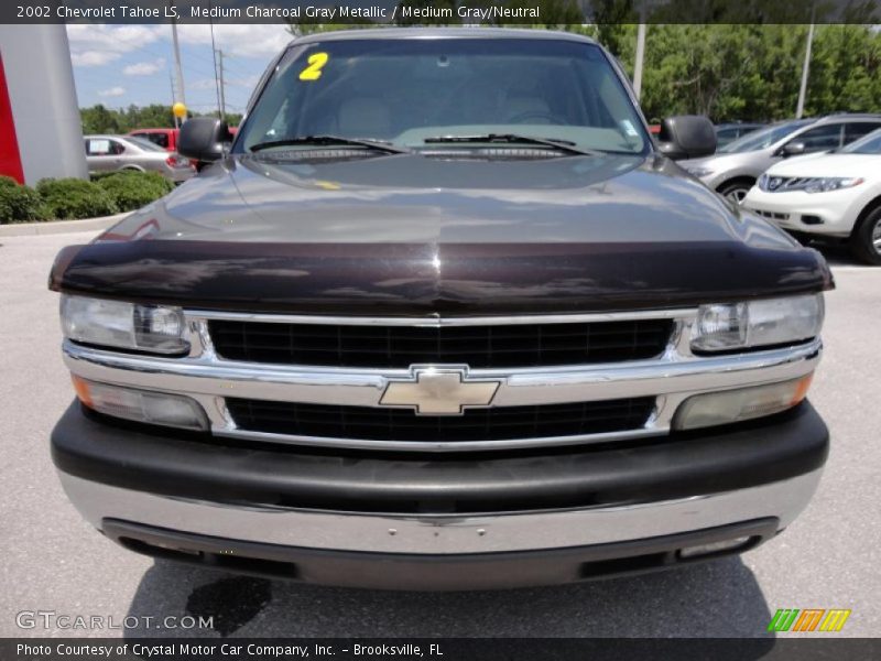 Medium Charcoal Gray Metallic / Medium Gray/Neutral 2002 Chevrolet Tahoe LS