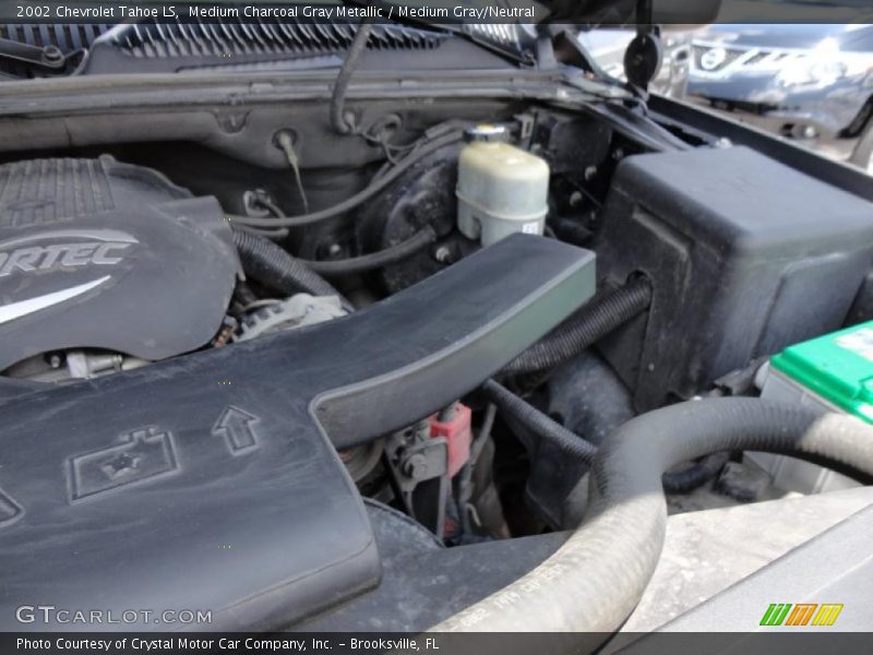 Medium Charcoal Gray Metallic / Medium Gray/Neutral 2002 Chevrolet Tahoe LS