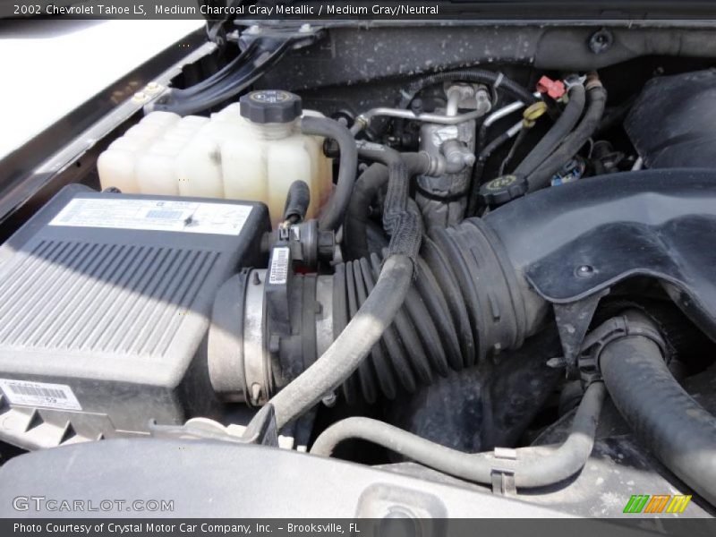 Medium Charcoal Gray Metallic / Medium Gray/Neutral 2002 Chevrolet Tahoe LS