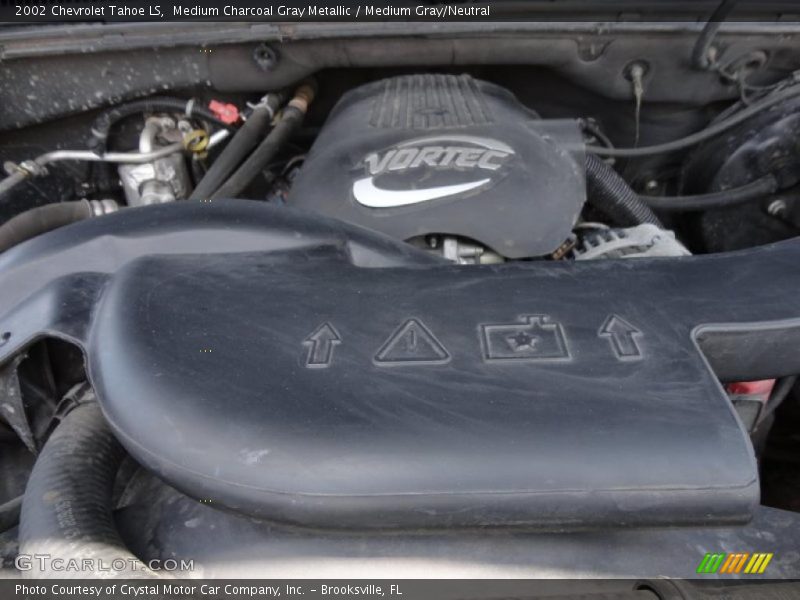 Medium Charcoal Gray Metallic / Medium Gray/Neutral 2002 Chevrolet Tahoe LS