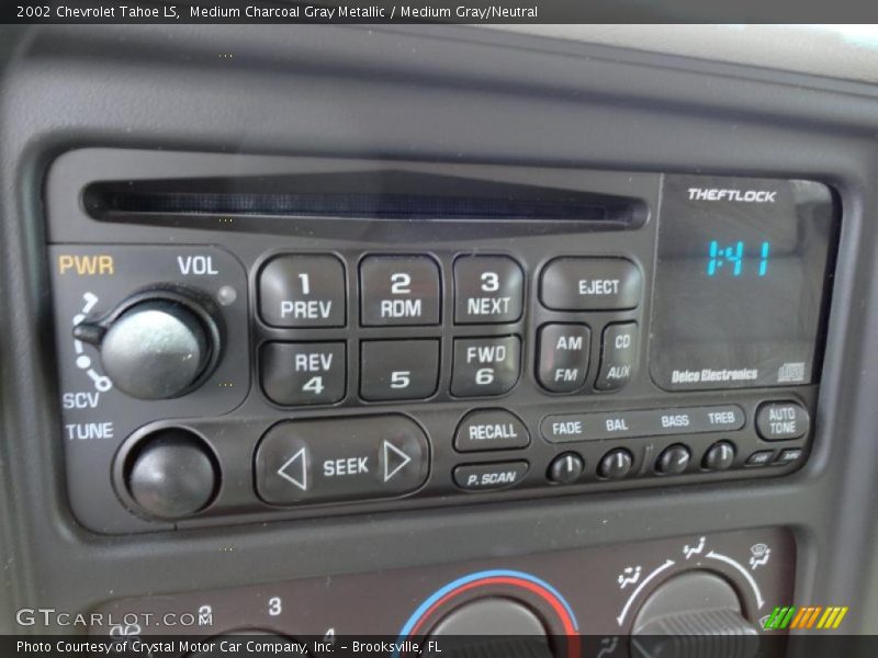 Medium Charcoal Gray Metallic / Medium Gray/Neutral 2002 Chevrolet Tahoe LS