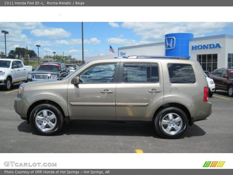 Mocha Metallic / Beige 2011 Honda Pilot EX-L
