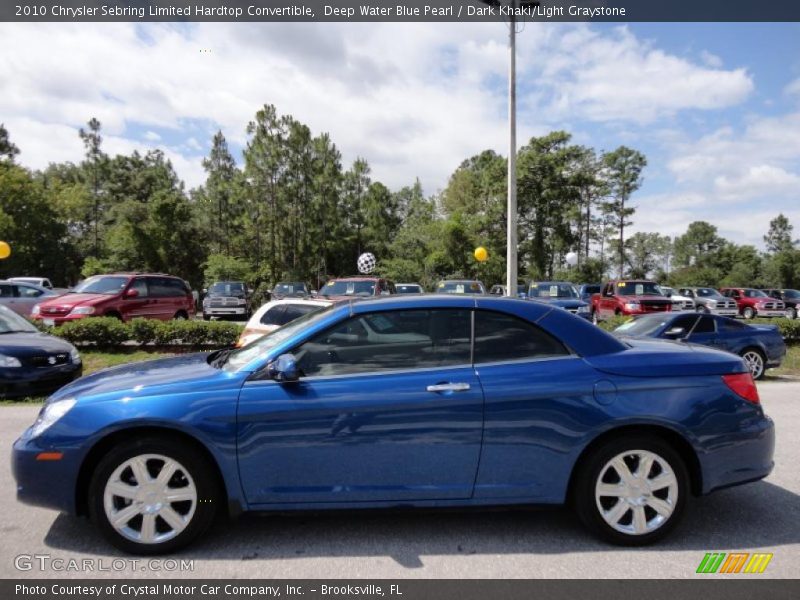  2010 Sebring Limited Hardtop Convertible Deep Water Blue Pearl