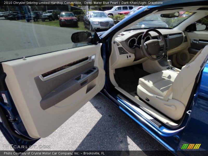  2010 Sebring Limited Hardtop Convertible Dark Khaki/Light Graystone Interior
