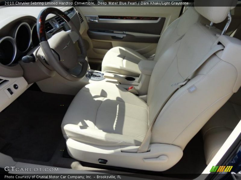  2010 Sebring Limited Hardtop Convertible Dark Khaki/Light Graystone Interior