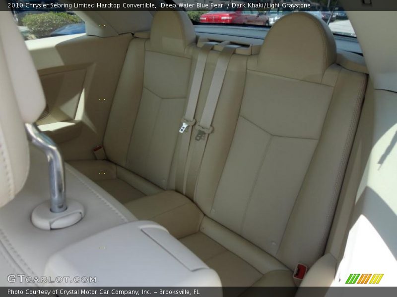  2010 Sebring Limited Hardtop Convertible Dark Khaki/Light Graystone Interior