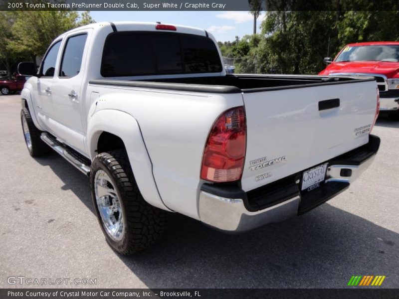 Super White / Graphite Gray 2005 Toyota Tacoma PreRunner Double Cab