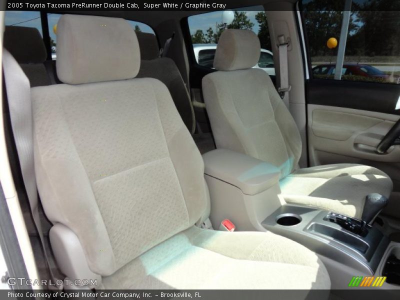 Super White / Graphite Gray 2005 Toyota Tacoma PreRunner Double Cab