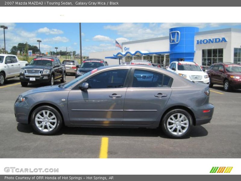 Galaxy Gray Mica / Black 2007 Mazda MAZDA3 i Touring Sedan