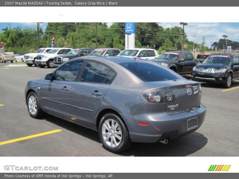 Galaxy Gray Mica / Black 2007 Mazda MAZDA3 i Touring Sedan